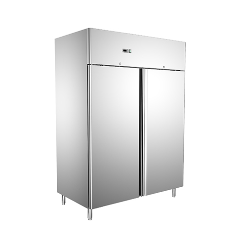 Upright Freezer Restaurant 2 Doors Commercial Cooler