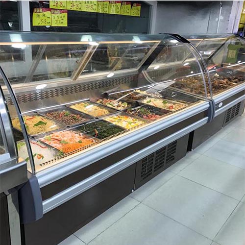 Highrefrigerity Cooked Food Display Chiller for Displaying Cooked Food